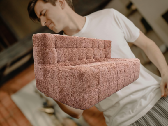 Compressed All Foam Sofa